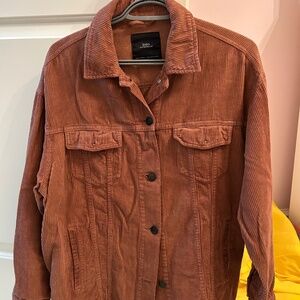 Zara corduroy button up jacket size M